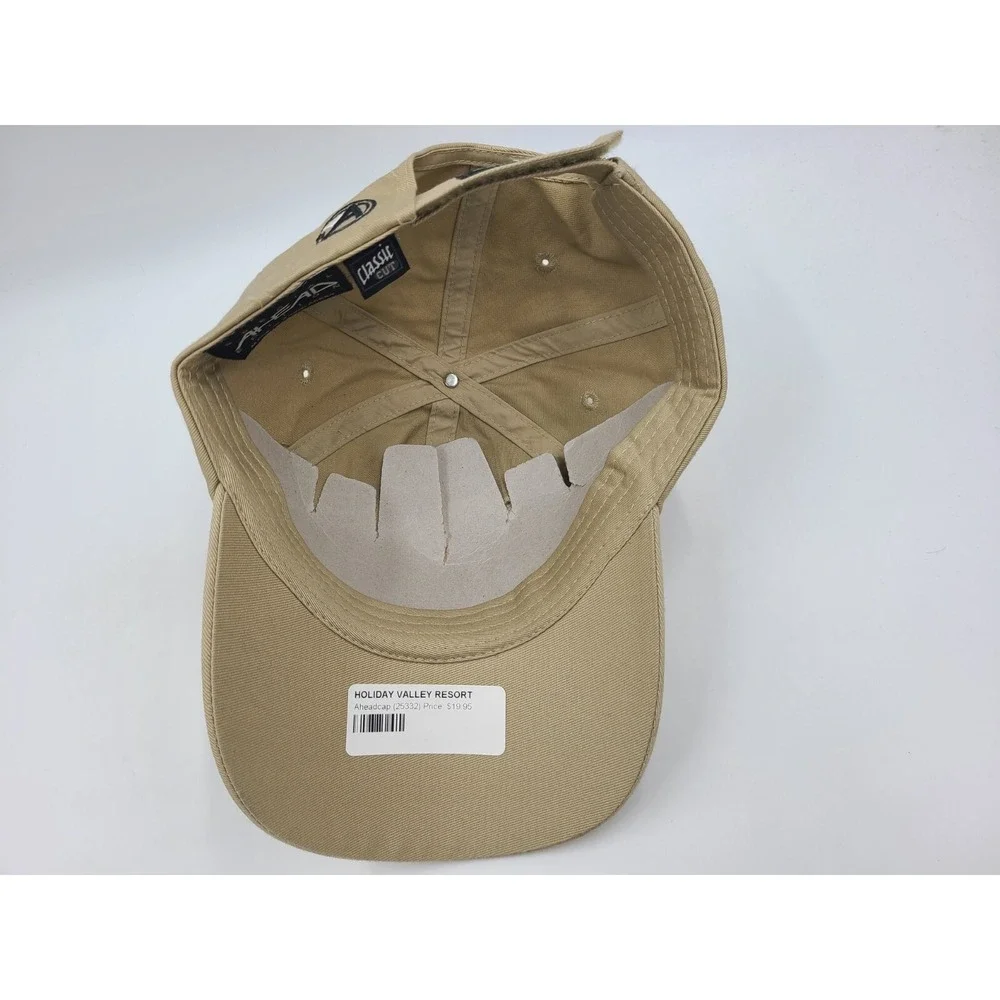 Holiday Valley Double Black Diamond Valley Golf Course Ahead Adjustable‎ Hat Cap
